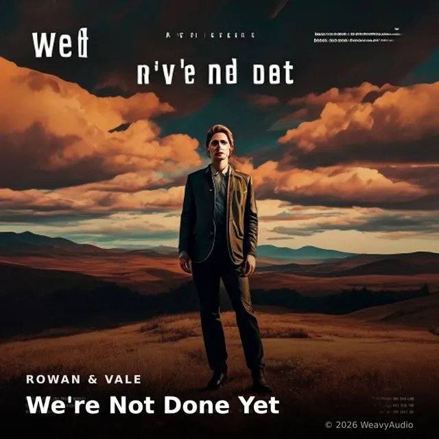 We're Not Done Yet by Rowan & Vale — Acoustic Confident cover art on WeavyAudio