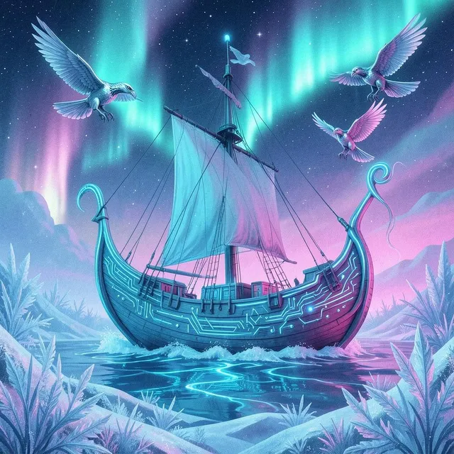 Forge of the Void Gods by Mirage & Willow — Nordic Bass Dark cover art on WeavyAudio
