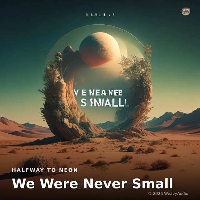 We Were Never Small – Halfway to Neon, okładka