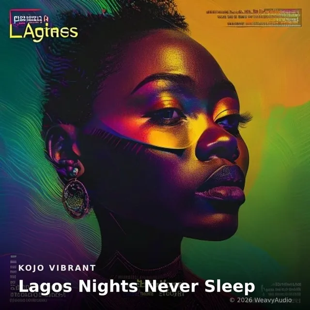Lagos Nights Never Sleep – Kojo Vibrant, okładka