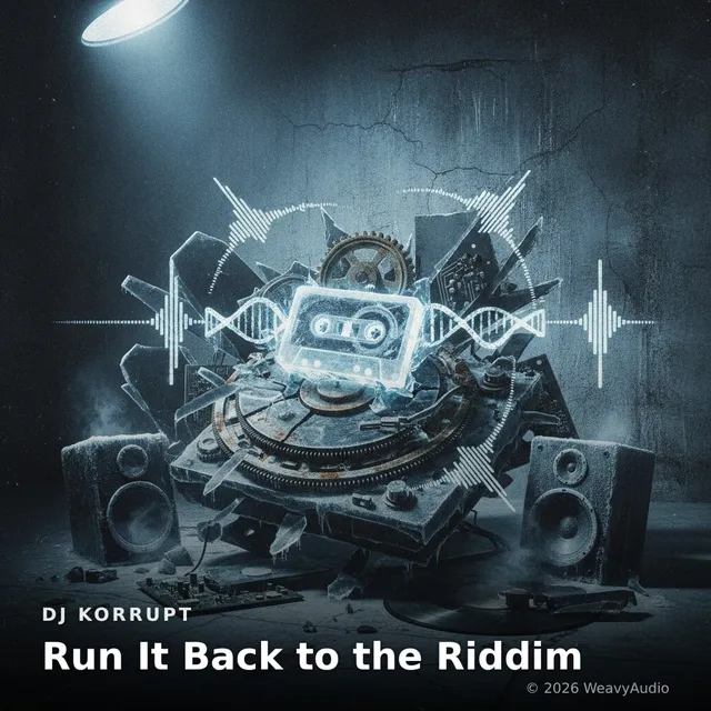 Run It Back to the Riddim – DJ Korrupt, okładka