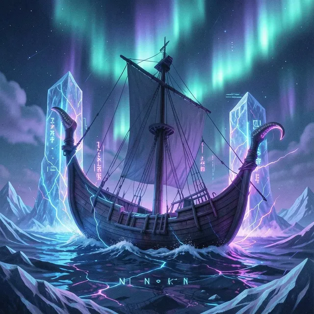 Ragnar Codex by Solstice Drift — Nordic Bass Dark cover art on WeavyAudio