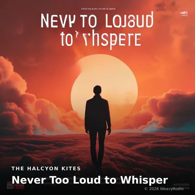 Never Too Loud to Whisper – The Halcyon Kites, okładka