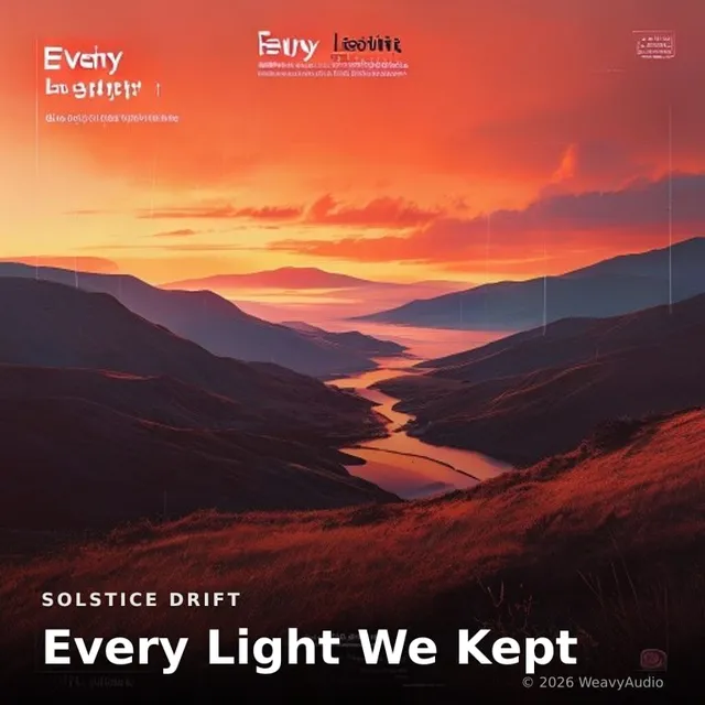 Every Light We Kept – Solstice Drift, okładka