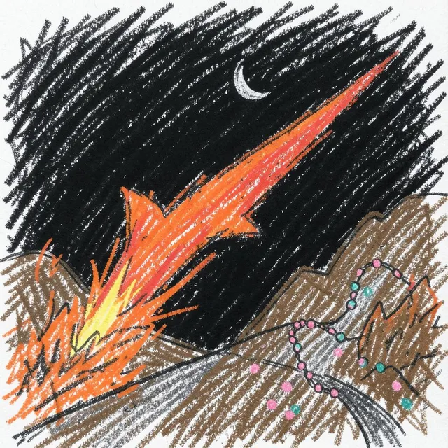 Comet wildfire, burning through the black – Sombra & Noche, okładka