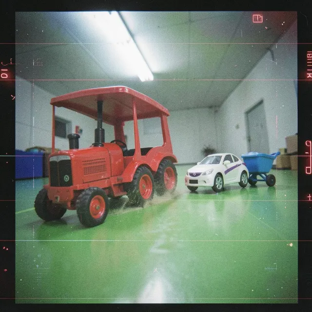 Traktor wesoły, rytm z pociągu – Wesołe Traktorki, okładka