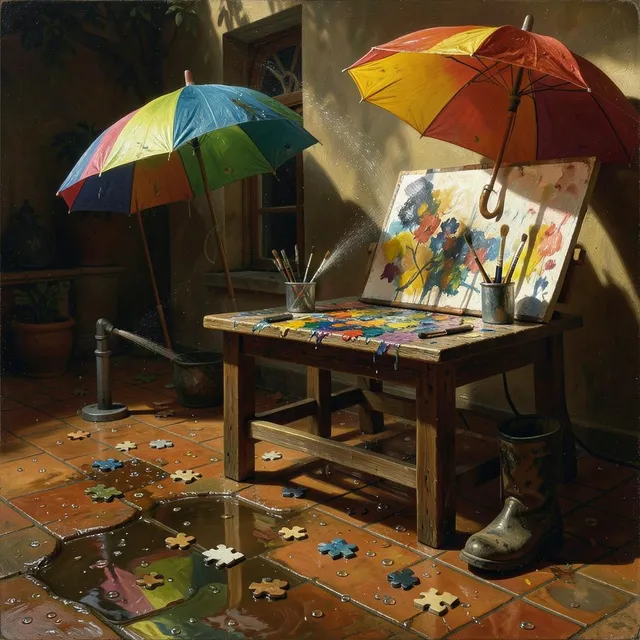 Rainy Day Adventure: Puzzles on the Patio 2 – Pocket Dragons, okładka