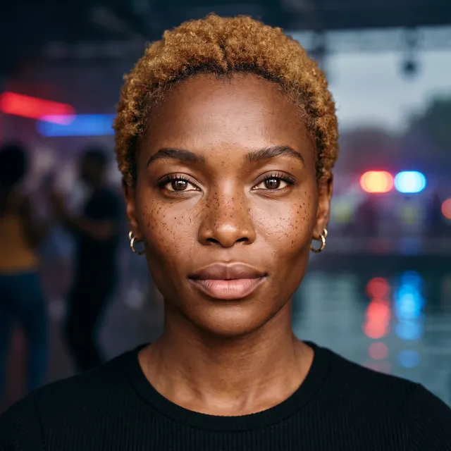 Dance Until the Sirens Fade – Thando Skies, okładka
