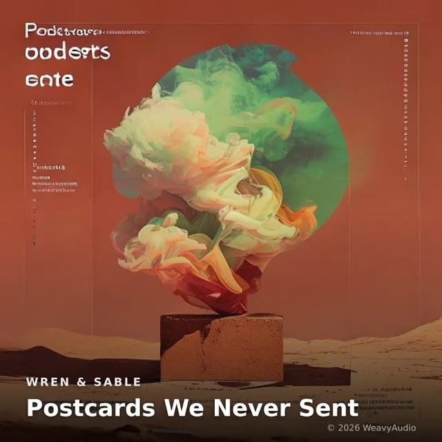 Postcards We Never Sent – Wren & Sable, okładka