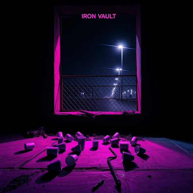 Beneath the Static Sky – Iron Vault, okładka