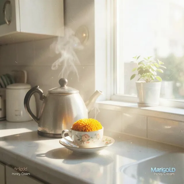 Golden Hour Latte – Marigold & Wren, okładka