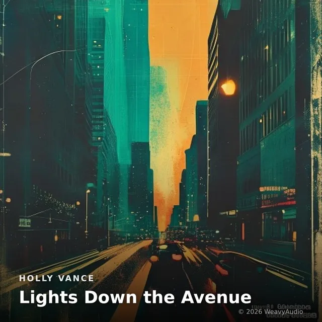 Lights Down the Avenue – Holly Vance, okładka