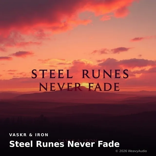 Steel Runes Never Fade – Vaskr & Iron, okładka