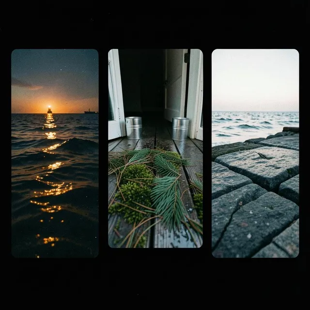 Amber on the water, salt on the skin – DJ Nkulu, okładka