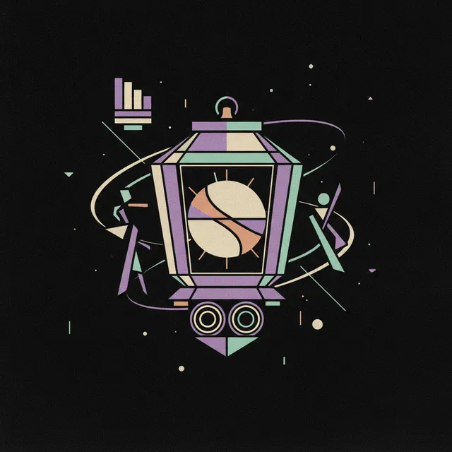 Spinning in the lantern glow – DJ Solano, okładka
