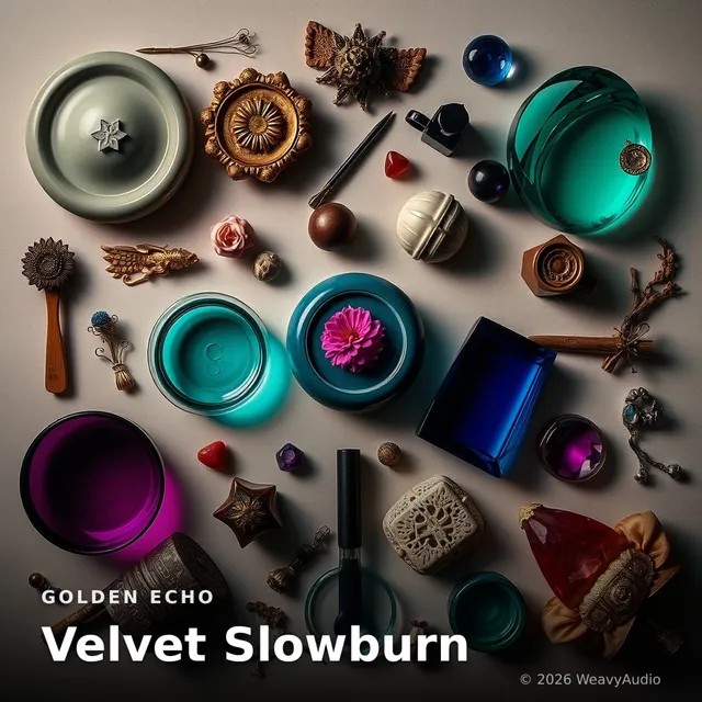 Velvet Slowburn – Golden Echo, okładka