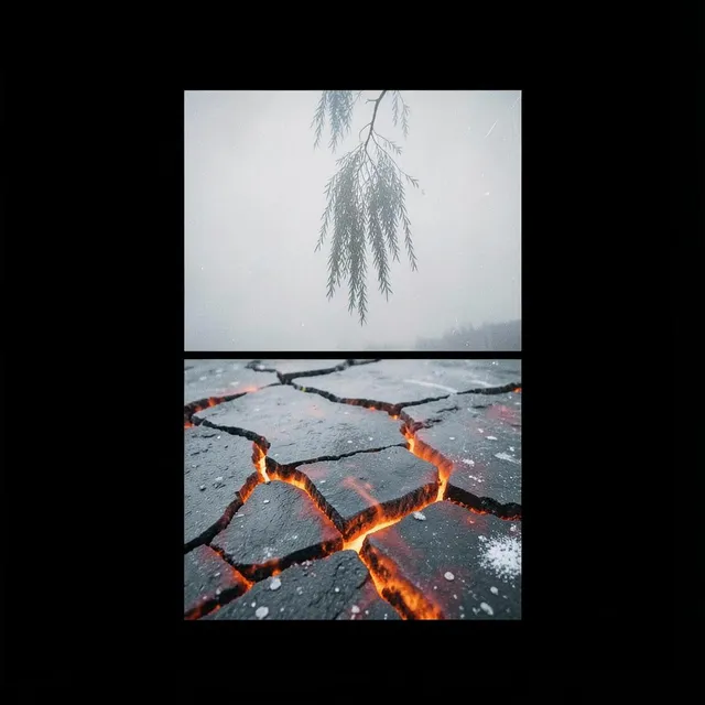 Burning Through the Snow – Neon Willow, okładka