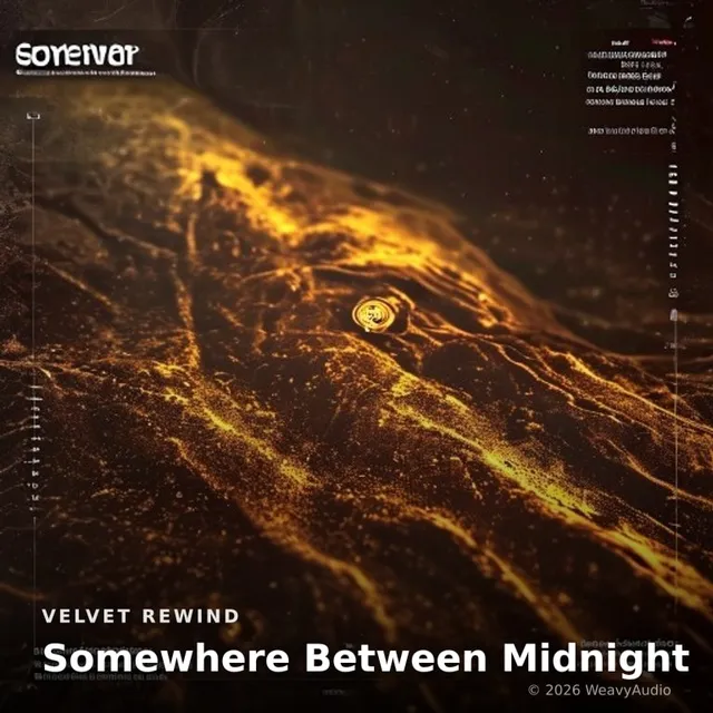 Somewhere Between Midnight – Velvet Rewind, okładka