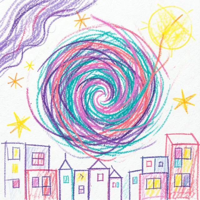 Kolorowy wiatr wokół nas by Gwiazdki i Księżyc — Kids & Fairy Tale Mellow cover art on WeavyAudio