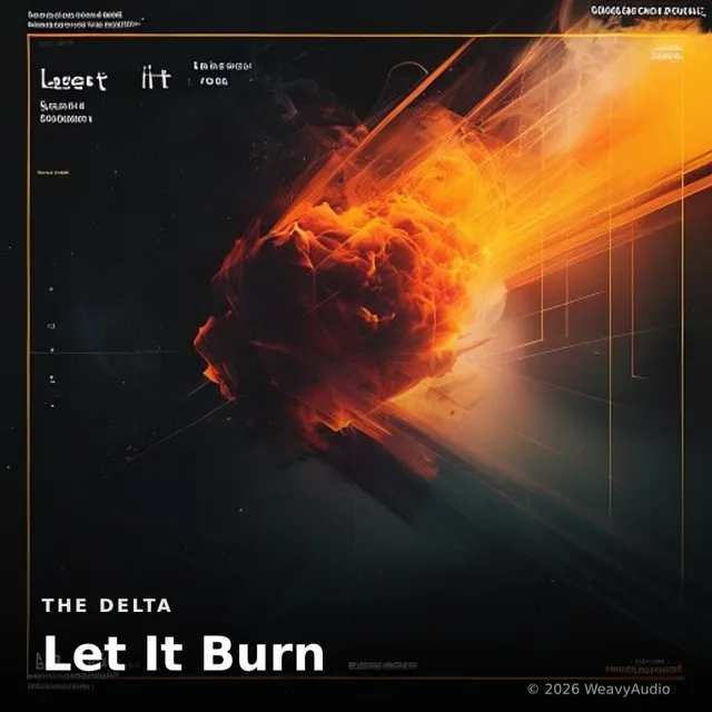 Let It Burn – The Blooms, okładka