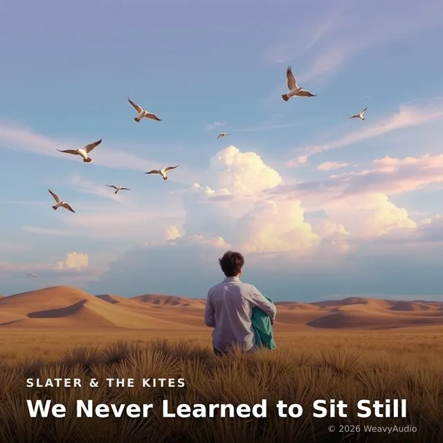 We Never Learned to Sit Still – Slater & the Kites, okładka