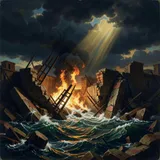 Rise the tide by The Harbors — Trap Dark — version 2, cover art on WeavyAudio
