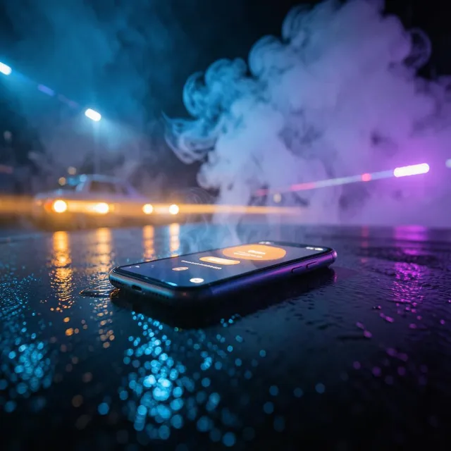 Text Me When You Land – Glassline, okładka