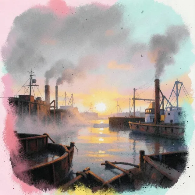 Corrosion Clock – Crimson Harbor, okładka