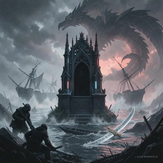 Krákumál (The Death Song) 2 – Yung Ledger, okładka