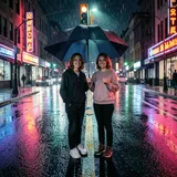 Neon Rain Won't Wait For Us — Mizuki Parallax cover art