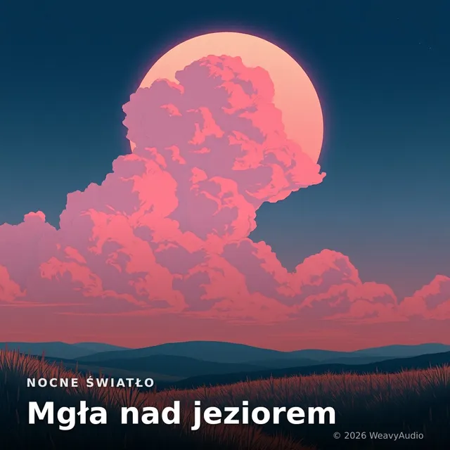 Mgła nad jeziorem – Nocne Światło, okładka