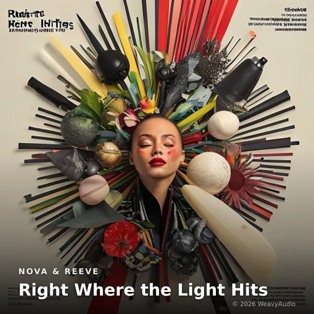 Right Where the Light Hits – Nova & Reeve, okładka