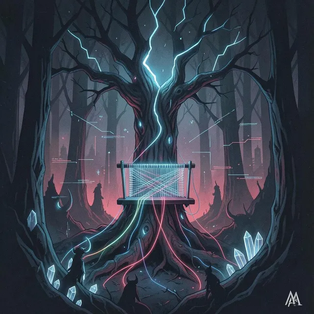 The Norns by Gilded Prism — Nordic Bass Dark cover art on WeavyAudio