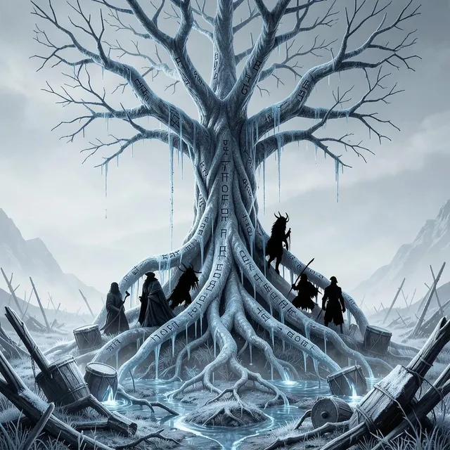 Yggdrasil – The Glass Foxes, okładka