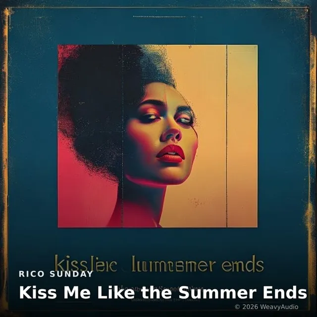 Kiss Me Like the Summer Ends – Rico Sunday, okładka