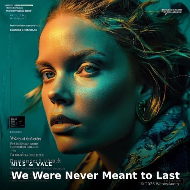 We Were Never Meant to Last – Nils & Vale, okładka