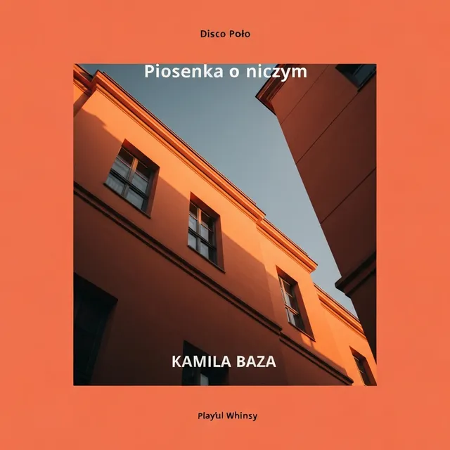 Piosenka o niczym – Kamila Baza, okładka