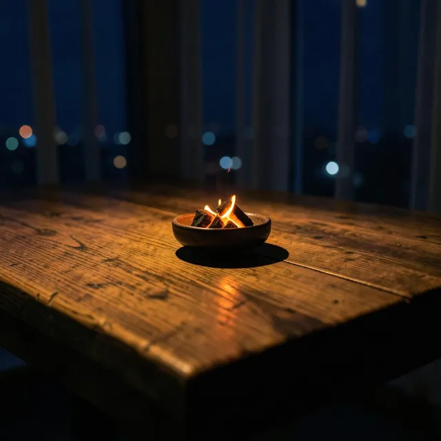Night Terrace 2 – Ember & Oak, okładka