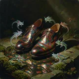 Rainbow on My Shoes — Pocket Dragons cover art