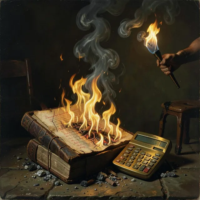 Burning Down the Bottom Line – Lil Mazur, okładka