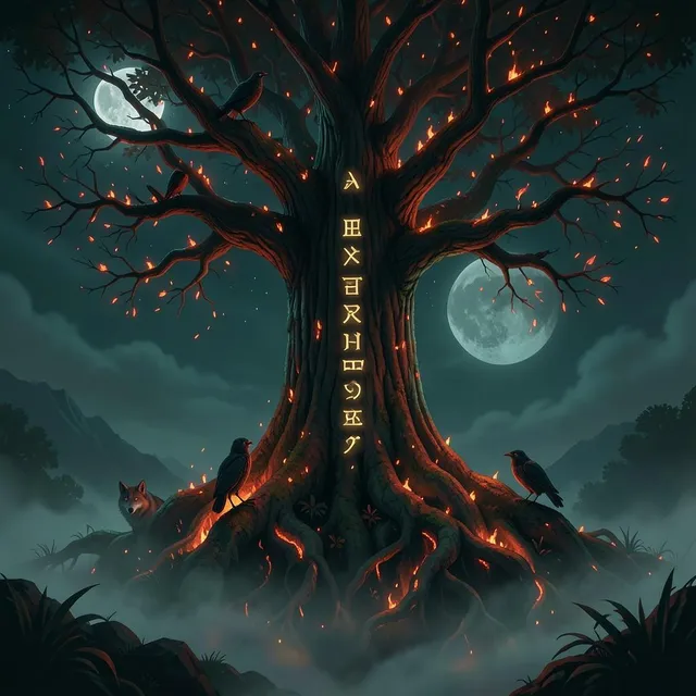 Ashes of the World Tree – VAYRAN, okładka