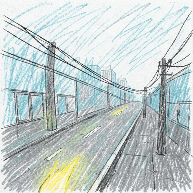 Fast through the city – DJ Marrow, okładka