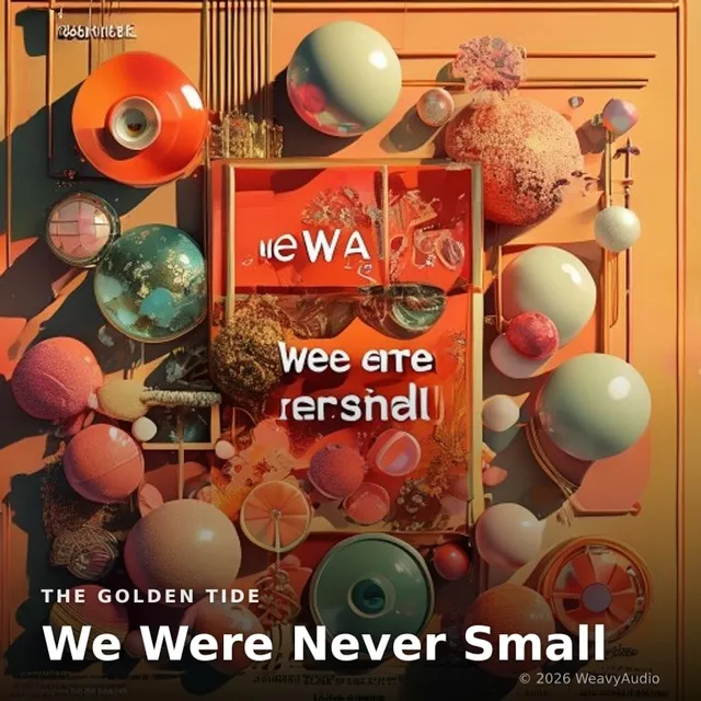 We Were Never Small – The Golden Tide, okładka