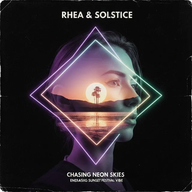 Chasing Neon Skies – Rhea & Solstice, okładka