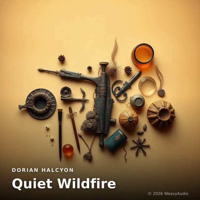 Quiet Wildfire – Dorian Halcyon, okładka