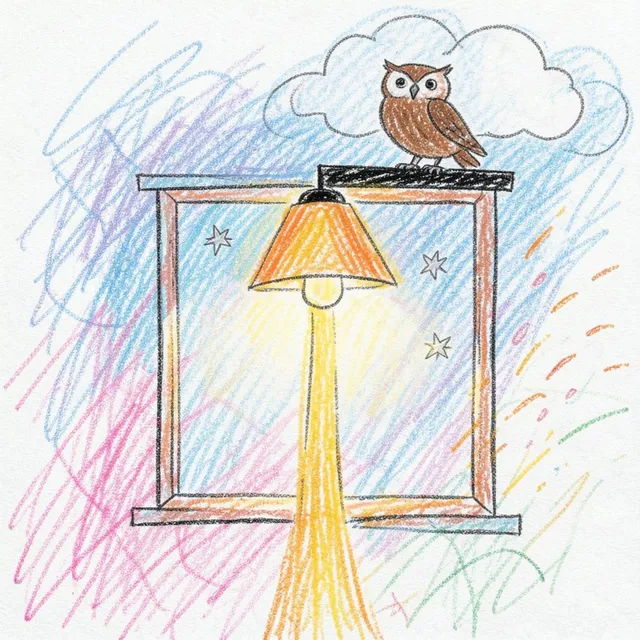 Lampa w oknie rośnie 2 by Gwiazdki i Księżyc — Kids & Fairy Tale Mellow cover art on WeavyAudio