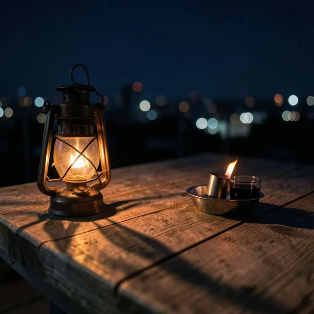 Night Terrace 7 – Ember & Oak, okładka