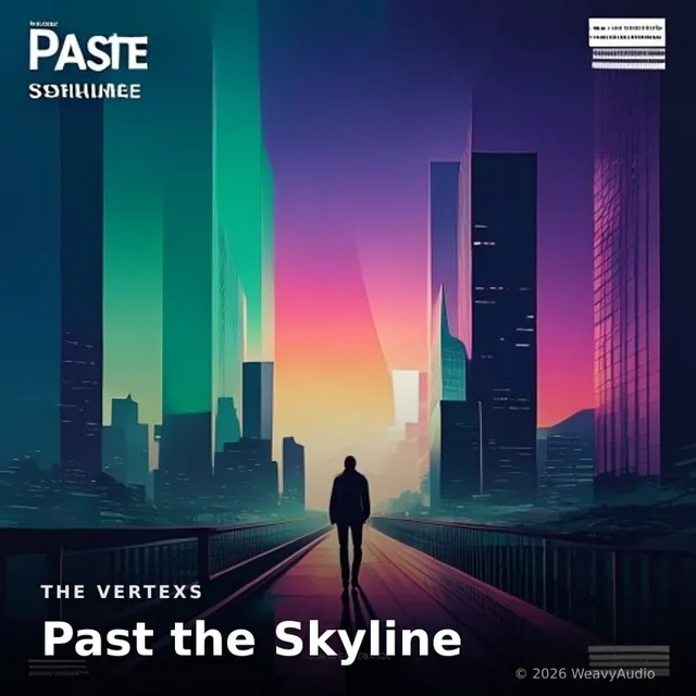 Past the Skyline – The Vertexs, okładka