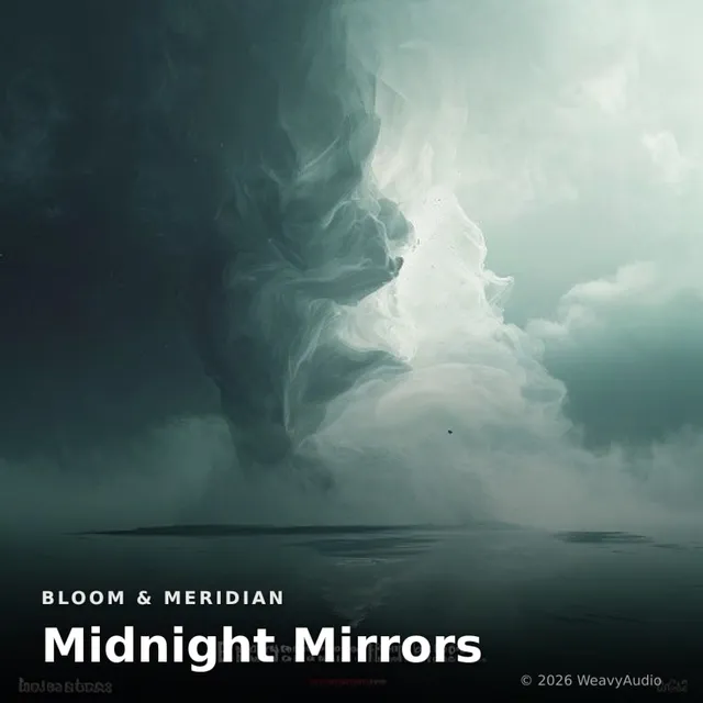 Midnight Mirrors by Bloom & Meridian — Ambient Calm cover art on WeavyAudio