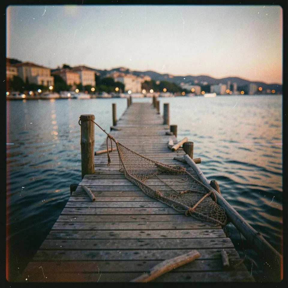 Harbor Dusk by Ivory Mirage — Lo-Fi Mellow cover art on WeavyAudio